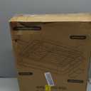 Kitsure Dish Drying Rack - Multi-Functional Dish Rack for Kitchen Counter with Cutlery Holder, Rust-Proof Storage Solution with Rotatable, 15.7" x 12.0" x 5.5", Black