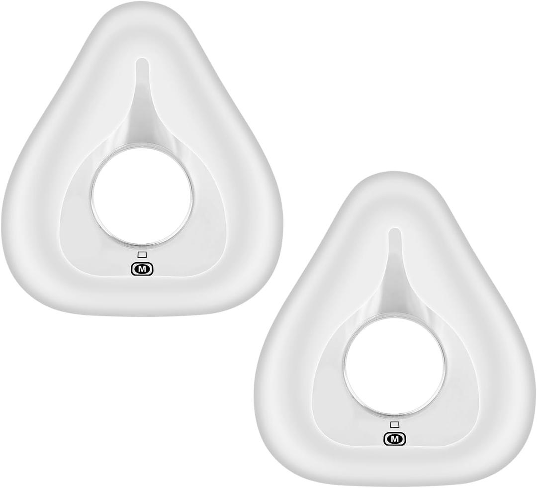 Replacement Cushion for ResMed AirFit F20 Mask, Full Face CPAP Mask Cushion Replacement, Reliable Seal Perfect Fit, Covers Nose and Mouth, 2 Packs, Medium