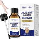 Maximum Strength Wart Removal Liquid  Fast Acting Freeze Off Solution for Common, Flat & Plantar Warts, Corns & Calluses  Skin Tag Remover and Compound W Formula with Acido Salicilico