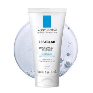 La Roche-Posay Effaclar Medicated Gel Cleanser, 2% Salicylic Acid Cleanser + LHA + Glycerin, Foaming Acne Face Wash, Helps Clear & Prevent Acne Breakouts, Oil Free, Targets Excess Oil (1.69 Ounce (Pack of 1))