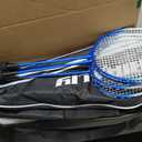 HIRALIY Badminton Rackets Set for Backyards, Badminton Set, Includ 2/4 Rackets, 6/12 Birdies, 1 Carrying Bag, Outdoor Game for Adult Family Beginner