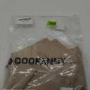 COOFANDY Men's Suit Vest Slim Fit Business Formal Waistcoat Casual Dress Vest (Large, Khaki)
