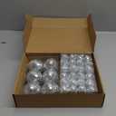 54 Pcs Mini Silver Disco Balls - Hanging Mirror Ornaments for Party, Wedding, Christmas Supplies