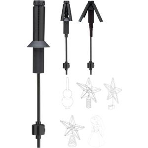 Tree Nest Universal Christmas Tree Topper Supporter Holder Fits All Base Types for Live Christmas Tree and Artificial Christmas Tree Halloween Christmas Garden Treetop Decoration Must-Haves