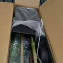 5FT Artificial Dracaena Tree - UV Resistant Faux Tropical Plant, Potted Fake Tree with Taper Planter & Pebbles - Indoor Outdoor Greenery for Home, Porch, Living Room, Bedroom Decor, VN127 (Black)