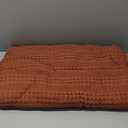 PHF Cooling Waffle Blanket King Size, Lightweight 60% Rayon Derived from Bamboo & 40% Cotton Breathable Blanket for Hot Sleepers, Soft and Luxury for Bed Couch and Sofa, 104"x90", Burnt Umber (King(104 "x90"))