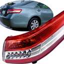 Silscvtt Passenger Side Outer Tail Light Replacement for Toyota Camry 2010 2011 Tail Lamp Right Side 8155006340 TO2805106