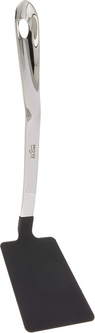 All-Clad Tools and Accessories Stainless Steel with Nylon Head Kitchen Gadgets Nonstick Turner Kitchen Tools, Kitchen Hacks , Silver All-Clad Tools and Accessories Stainless Steel with Nylon Head Kitchen Gadgets Nonstick Turner Kitchen Tools, Kitchen Hacks , Silver