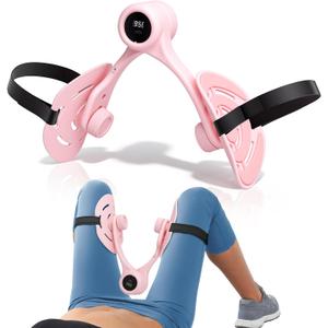 Thigh Trainer, 360Adjustable Pelvic Floor Muscle Exerciser with LED Display, Inner Thigh Exerciser for Women, Thigh Workout Equipment for Hip, Leg, Arm