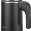 0.5L Small Portable Electric Tea Kettle Stainless Steel, Travel Mini Electric Coffee Kettle, Hot Water Boiler Heater for Business Trip, Camping, Travel, Office (Black)