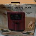 CHEFMAN 2 Qt Mini Air Fryer – Digital Space-Saving Compact Air Fryer with Nonstick and Dishwasher Safe Basket, Quick & Easy Meals in Minutes, Features Digital Timer and Shake Reminder – Red, 2 Quart