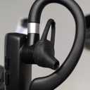 Bluetooth Headset Single Ear Business Earbuds, Bluetooth 6.1 Wireless Headphones with Mic,Earbuds with 800mAh Charging Case,100H Standby Time Bluetooth Earpiece,Earphones for Work,Trucker,Office (Black)