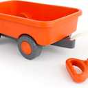 Green Toys Wagon, Orange CB - Pretend Play, Motor Skills, Kids Outdoor Toy Vehicle. No BPA, phthalates, PVC. Dishwasher Safe, Recycled Plastic.