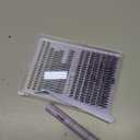 Pawotence Lash Extension Kit DIY 280pcs Individual Lash Clusters Kit 20D&30D Natural 9-15mm Cluster Eyelash Extensions Kit with Lash Bond and Seal, Tweezers for Self Use (20D&30D, 0.07D, 9-15mm, Kit)