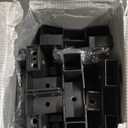 NEW JETO Metal Bed Frame,King Size Bed Frame with Storage Space,Heavy Duty Sturdy Mattress Foundation,Easy Assembly,No Box Spring Needed, Black,16 Inch,King