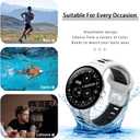 Sport Band Compatible with Google Pixel Watch 4/3 45mm, Soft Silicone Breathable Waterproof Replacement Strap for Google Pixel Watch 4 3 (45mm)