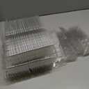 50 Packs Wax Melt Clamshells Molds,Wax Melt Containers,6 Cavity Clear Plastic Cube Tray for Wickless Wax Melt Candles