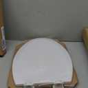 Bemis 1500EC 390 Lift-Off Wood Elongated Toilet Seat, Cotton White (Pack of 1)