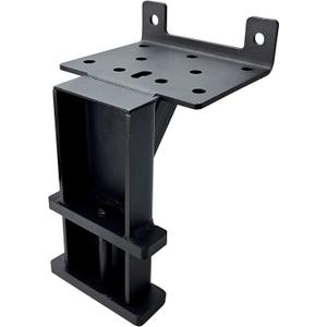 Winch Hitch Mount, Winch Mounting Plate Fit for 2"x4" Stake Pocket, Heavy Duty Trailer Winch Mount, Capacity 3600 Lbs (Universal)