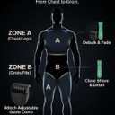 Body Trimmer for Men - Groin & Ball Shaver with Charging Dock - Constant Power No-Pull Electric Pubic Hair Clipper - 5-in-1 Guard Waterproof Body Groomer with LED Light, for Groin, Armpit & Body (Avocado Green)