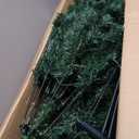 6ft Prelit Christmas Tree - Fluffy Fraser Fir with 350 Multicolor Lights & 9 Modes, Hinged Branches & 900 Tips, Artificial Christmas Tree Includes Stand with Foot Switch for Holiday Home Decor