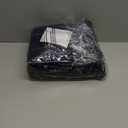 jinchan Blackout Curtains 63 Inches Long for Bedroom, Boho Insulated Curtains Black Printed on Beige Geometric Drapes Back Tab Rod Pocket Room Darkening Retro Farmhouse Pattern 2 Panels