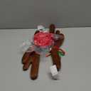 Christmas Reindeer Antlers Car Decoration Kit Plush Rudolf Auto Reindeer and Red Nose Set with Jingle Bells - Best Christmas Gift Choice