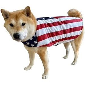 ComfyCamper Fourth of July Outfit Dog Costume Uncle Sam Small X-Large Patriotic Dogs USA 4th America Halloween, XL