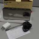 Digital Alarm Clocks for Bedrooms, RGB Desk Clock with 15 Color Display, Date Temperature and Weekday, DST, Snooze, 2 Alarms, Ambient Lighting for Living Room, Bedside Office Gaming Desk Decor (Black)