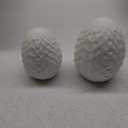 Leg Ceramic Eggs White pack of 2 (small, big)