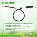 946-04173E Deck Engagement Cable for Huskee LT2000, LT4200, LT5000, MTD, Troy Bilt Riding Lawn Mower Parts, Replaces 946-04173E Blade Engagement Cable 746-04173E