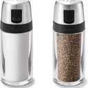 OXO Salt and Pepper Shaker Set, Clear, Stainless Steel