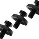 532193003 Blade Bolt Washer Compatible with Husqvarna AYP Craftsman Lawnmower Blades Hold Bolts 1-1/4" X 7/16"-20, 539107522 532174365 532-1930-03 193003 174365 14457, 3 Pack, Black