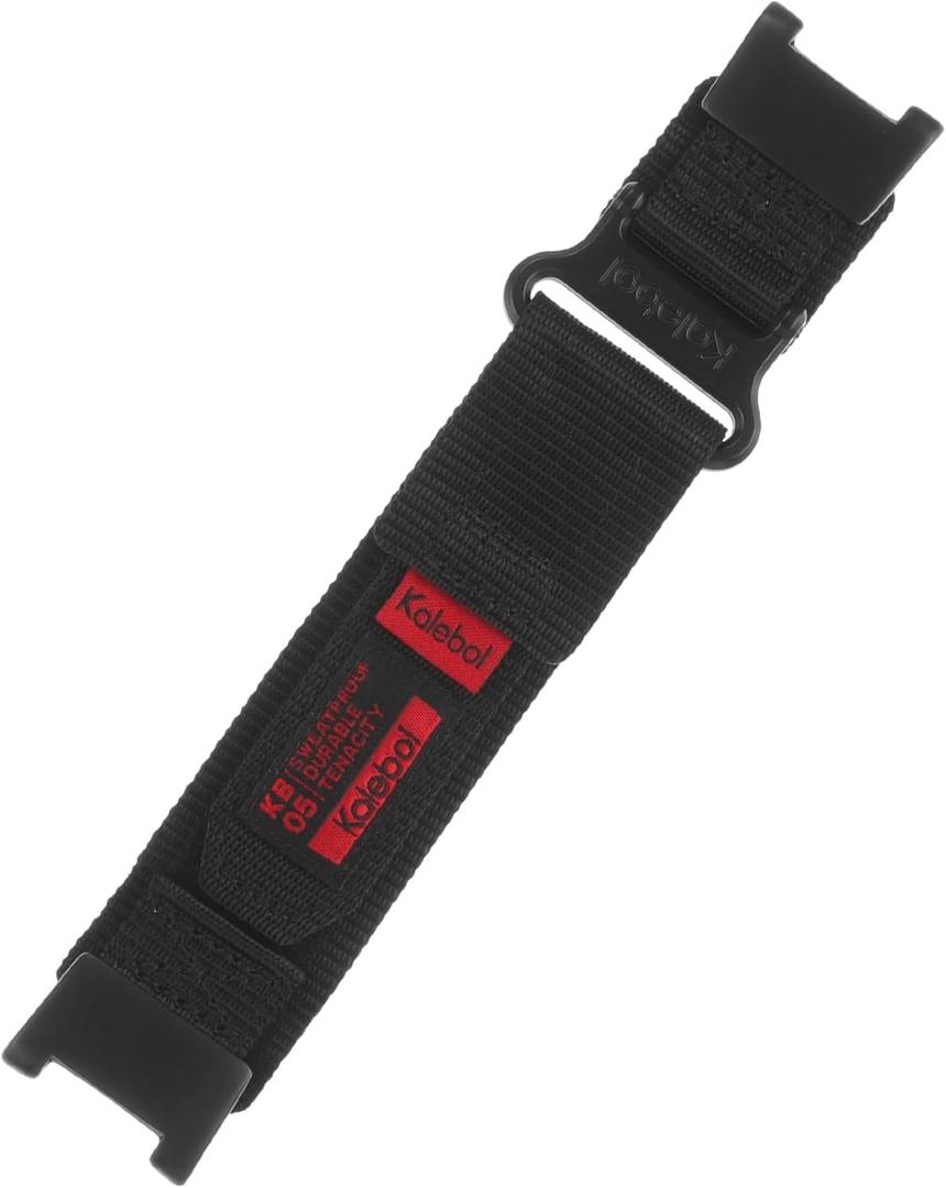 Nylon Watch Band Strap Compatible with For Casio GWG-B1000 GWGB1000 (Medium, black)