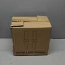 Wall Sconces Set of Two, Hardwired Brown Bathroom Sconces Wall Lighting with Clear Glass, Modern Sconces Wall Decor Set of 2 Bathroom Light fixtures for Mirror Hallway (Bulbs Not Included)