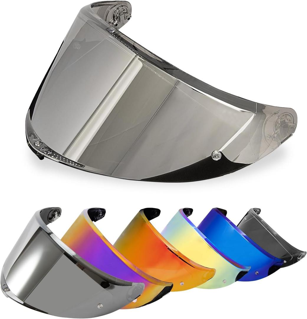 PSLER Helmet Visor for K6 K6s - K6 K6 s Visor Helmet Face Shield Helmet Accessories Replacement for K6 K6s,Transparent Silver