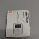 1Mii SafeFly Min+ Bluetooth Transmitter and Receiver,Bluetooth Adapter for Airplane, Supports to 2 AirPods/Headphones,Use with Any 3.5mm Jack on Airplanes, Gym, TVs, Car, Home, Boat(White)