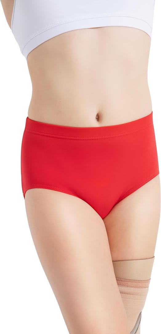 Capezio womens Team Basic Brief (X-Small, Red)