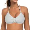 Light Support Backless Strappy Sports Bra for Women - Breathable Workout Gym Yoga Top with Removable Pads (S)