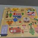 Nene Toys Magnetic Maze Board Toddler Travel Toy 2+ Montessori Busy Board Alternative Bead Maze Puzzle with Tethered Stylus Quiet Car/Plane Activity Fine Motor Skills, Hand-Eye Coordination