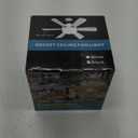 ZMISHIBO 1 Pack 17.9 Inch Socket Fan Light with Remote, Dimmable 3 Colors 6 Speed 1100 Lumens Light Bulb Fan Screw in Ceiling with Lights, Light Socket Ceiling Fan for Bedroom -Black