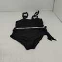 Two Piece High Waisted Swimsuits - Women Tummy Control Bikini Modest Bathing Suit 2PC 2025 (X-Large, Black)