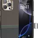 BENKS Prestige ArmorPro Case for iPhone 16 Pro with Camera Control Button, [Compatible with Magsafe] Full-Boby Protective Case Made with Dupont Kevlar 1000D Aramid Fiber