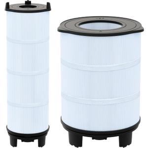 S7M120 Inner and Outer Pool Filter Cartridge Compatible with System 3 25021-0200S &25022-0201S, 300 Sq.Ft Filter Cartridge, 1 Set