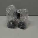 2 Pack Magic Bullet Blender Cups, Tall 22oz Cup with Flip Top To-Go Lid & 4 Fins Cross Blade Blender Replacement Parts, Replacement Cup Mug with Handle Compatible with Magic Bullet 250w MB1001