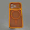 TOCOL for iPhone 17 Pro Case, Compatible with Magsafe Charger, Full Camera Protection, Translucent Matte Phone Case for 17 Pro 6.3 inch (Orange)