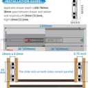 Heavy Duty Drawer Slides 238Lbs Locking Side Mount Full Extension Ball Bearing, 12"-40" Tool Box & RV Drawer Tracks Cabinet Runners Sliding Rails Glides (1 Pair, 26 Inch)