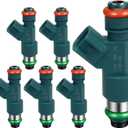 2007-2015 6Pcs Fuel Injectors Compatible for Volvo XC60 2010-2015 XC70 2008-2015 XC90 2007-2014 S80 2007-2014 V70 2008-2010 3.2L L6 Replace 307775010 307775015