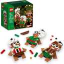 LEGO Gingerbread Ornaments - Christmas Tree Ornaments Building Set for Kids, Boys & Girls, Ages 6+ - 3 Gingerbread Decorations for Tree & Home - Gift Ideas for Kids - 40642