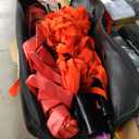 Portable Outdoor Volleyball and Badminton Set, with Aluminum Badminton Rackets, Shuttlecocks, Height Adjust Steel Poles, Winch System, Volleyball with Pump and Carrying Bag for Backyard Beach